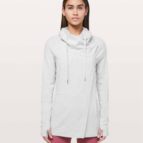 lululemon athletica Other - Lululemon Coast Easy Wrap Asymmetrical Zip Yoga Jacket